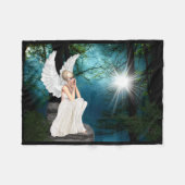 Angel Fleece Blanket - "The Conversation" (Voorkant (Horizontaal))