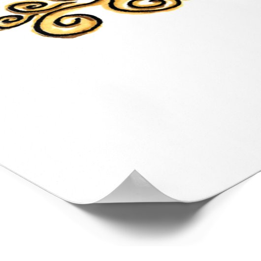 Angel Flight Poster in White (Hoek)