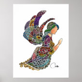 Angel Flight Poster in White (Voorkant)