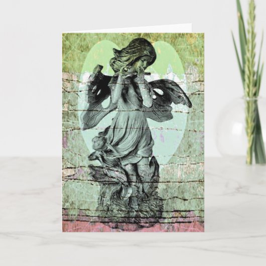 Angel Flute All Occasion Wenskaart Bedankkaart (Voorkant)