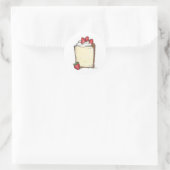 Angel Food Angelfood Cake Slice Strawberry Sticker (Tas)
