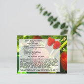 Angel Food Cake Briefkaart (Staand voorkant)