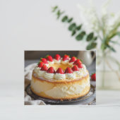 Angel Food Cake Recept Briefkaart (Staand voorkant)