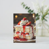 Angel Food Cake Recept Briefkaart (Staand voorkant)