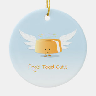 Angel Food Cake   Versiering Keramisch Ornament