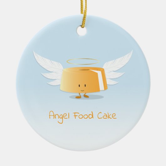 Angel Food Cake | Versiering Keramisch Ornament (Voorkant)