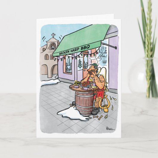 Angel Food Vakantie Kaart (Voorkant)