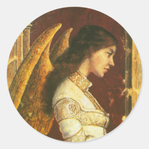 Angel Fresco Design Ronde Sticker