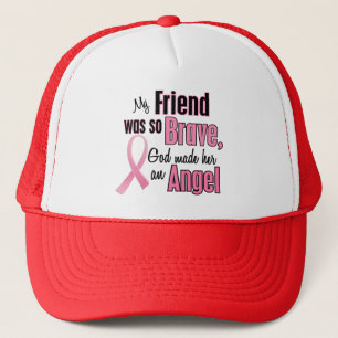 Angel FRIEND Breast Cancer T-Shirts en Apparel Trucker Pet