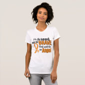 Angel Friend (Vrouw) Leukemie T-shirt (Voorkant volledig)