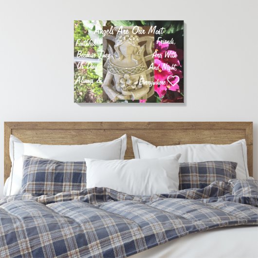 Angel Friends Canvas afdrukken (Insitu (Slaapkamer))