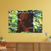 Angel Friends Canvas afdrukken (Insitu (Woonkamer))
