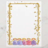 Angel Friends kerstfeestdag Waterverf (Voorkant)