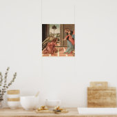Angel Gabriel And Mary Poster (Keuken)