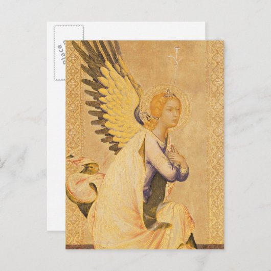 Angel Gabriel Briefkaart (Voorkant / Achterkant)