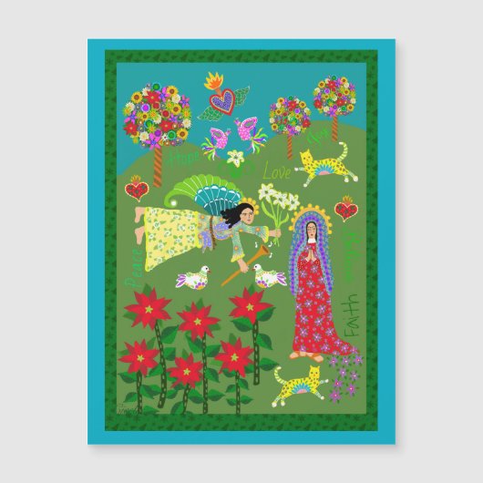 Angel Gabriel en de Maagd Maria Annunciatie (Voorkant)