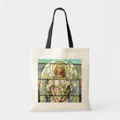 Angel Gabriel gekleurd glas Tote Bag (Voorkant)