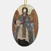 Angel Gabriel Icon Keramisch Ornament (Links)