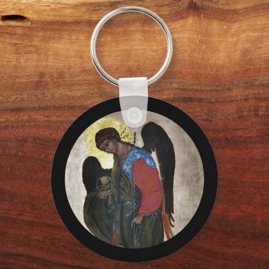 Angel Gabriel Icon Sleutelhanger (Voorkant)