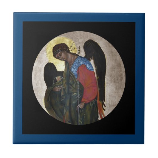 Angel Gabriel Icon Tegeltje (Voorkant)