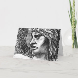 Angel Gabriel Kersttekening Feestdagen Kaart