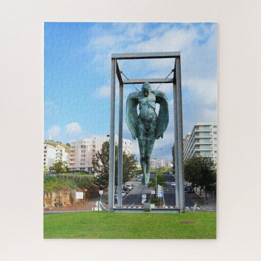 Angel Gabriel sculptuur Legpuzzel (Verticaal)
