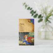 Angel Gathering Flowers in een hemel landschap Visitekaartje (Staand voorkant)