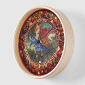 Angel Gathering Flowers Red Floral Crown Kerstmis (Hoek)