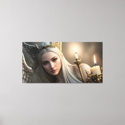Angel Gazing Canvas Afdruk (Voorkant)