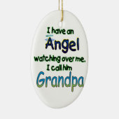 ANGEL GENOEMDE GRANDPA KERAMISCH ORNAMENT (Rechts)