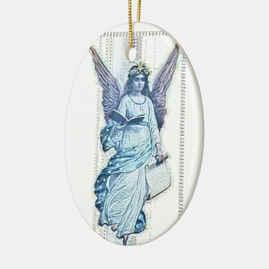 Angel - Gepersonaliseerd Keramisch Ornament (Links)