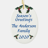  Angel - Gepersonaliseerd Keramisch Ornament (Achterkant)