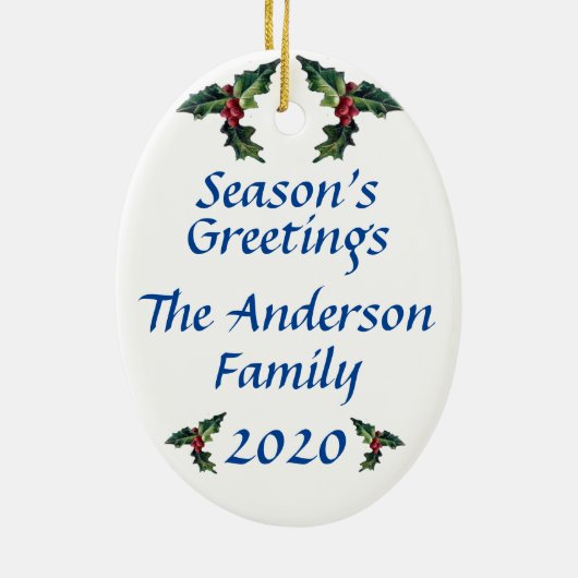  Angel - Gepersonaliseerd Keramisch Ornament (Achterkant)