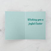 ANGEL ~ Gepersonaliseerd Paaskaartpatroon Feestdagen Kaart (Binnen)