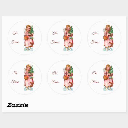  Angel Gift Stickers (Vel)