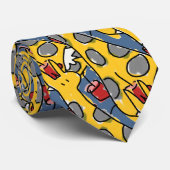  Angel Giraffe Doodle Stropdas (Opgerold)