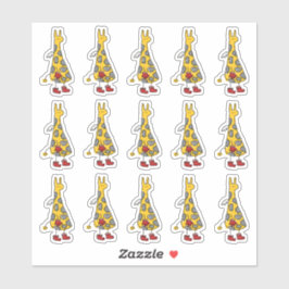 Angel Giraffe Sticker