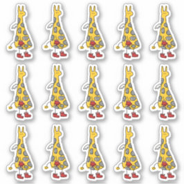 Angel Giraffe Sticker