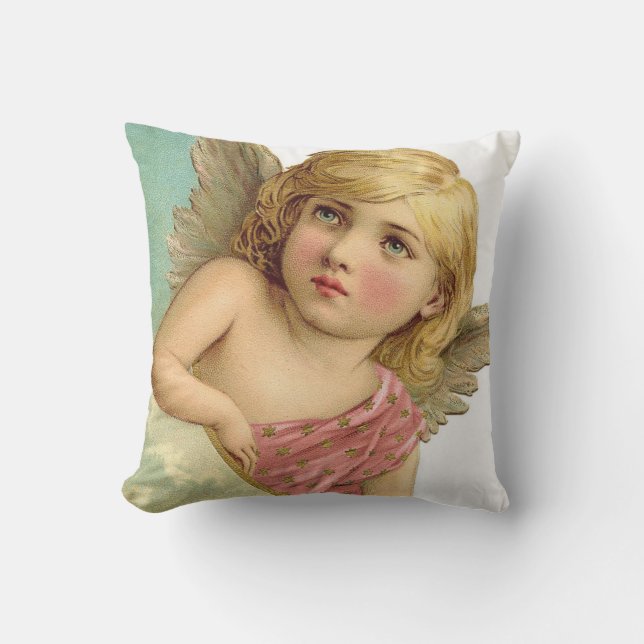 Angel Girl Accent Pillow Kussen (Voorkant)