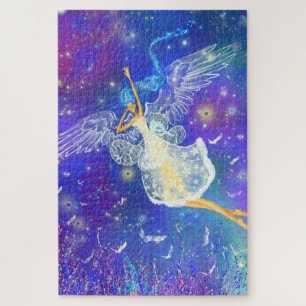 Angel Girl - draak Fantasy Fairytale Legpuzzel