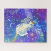 Angel Girl Fantasy Jigzaag Puzzle Painting Legpuzzel (Horizontaal)