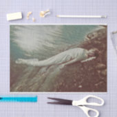 Angel Girl Fine Art ontkoppeling Vintage Tissuepapier (Craft)