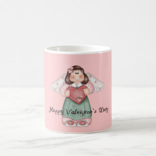 Angel Girl met een Heart HVD-Mok Koffiemok