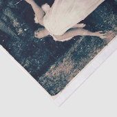 Angel Girl  Old Style Grunge Texture Tissuepapier (Detail)