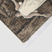 Angel Girl  Sepia Brown Grunge Texture Tissuepapier (Detail)