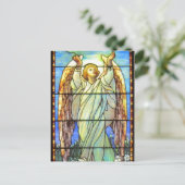 Angel, Glas in lood, Briefkaart (Staand voorkant)