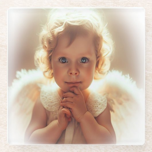 Angel Glazen Onderzetter (Voorkant)
