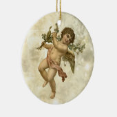  Angel Glittering Gold V1 ID136 Keramisch Ornament (Rechts)