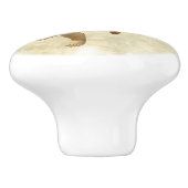 Angel Glittering Gold V1 ID136 Keramische Knop (Zijkant)