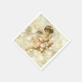 Angel Glittering Gold V2 ID136 Servet (Hoek)